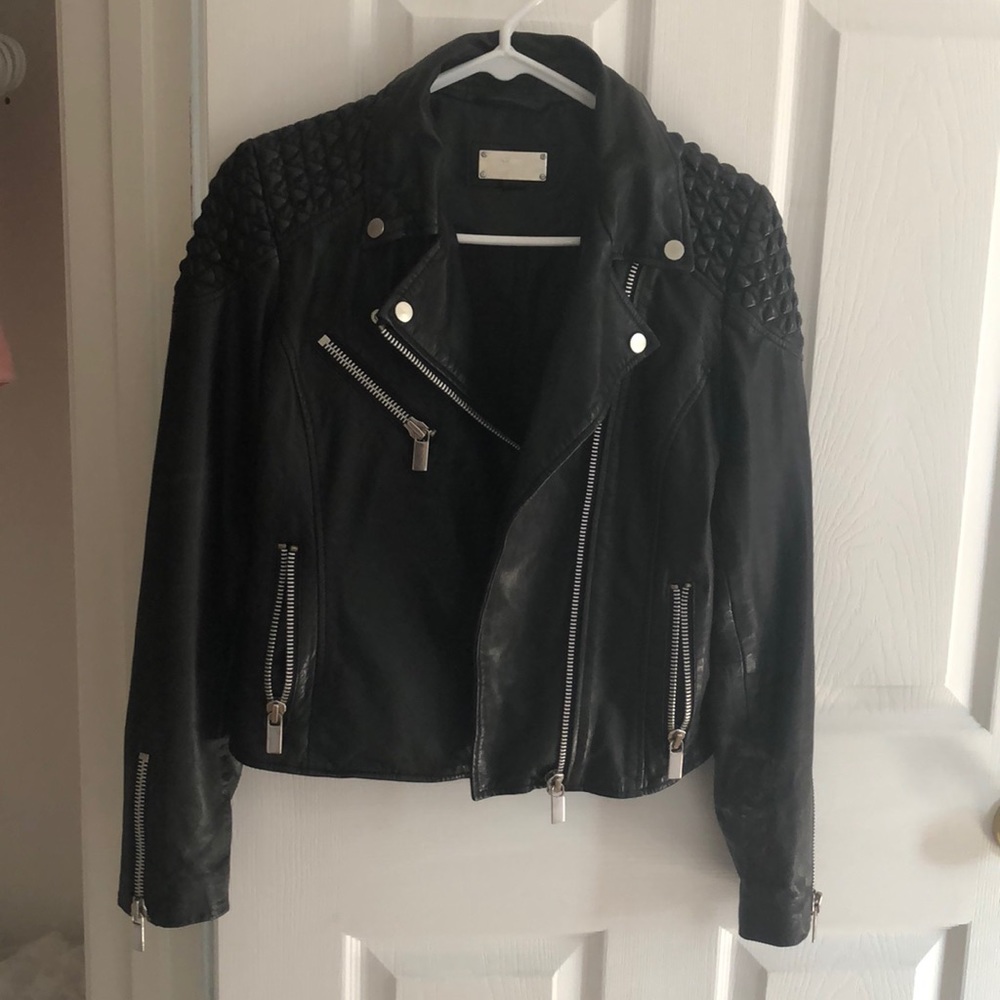 Leather Moto Jacket